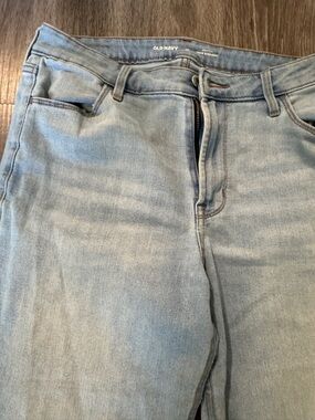 Light Blue Straight Leg Jeans